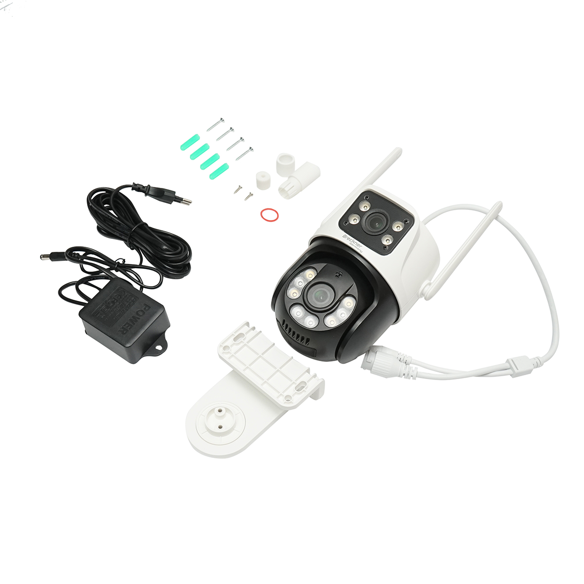 Camera de supraveghere lentila duala 6 MP, P2P WIFI 2.4GHz, rotire 360 grade PTZ cu senzor de miscare, sirena, detectie umana si aplicatie iCSee - imagine 2