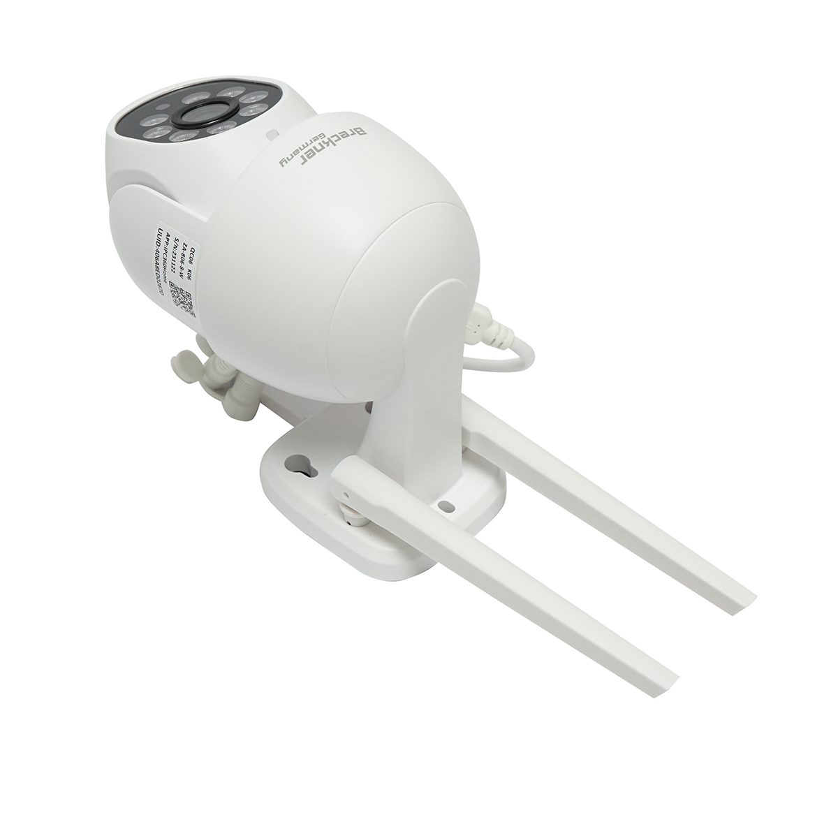 Camera de supraveghere 8 MP, WIFI 2.4GHz, rotire 360 grade PTZ cu senzor de miscare, alarma, detectie umana, night vision si aplicatie IPC360 Home - imagine 6