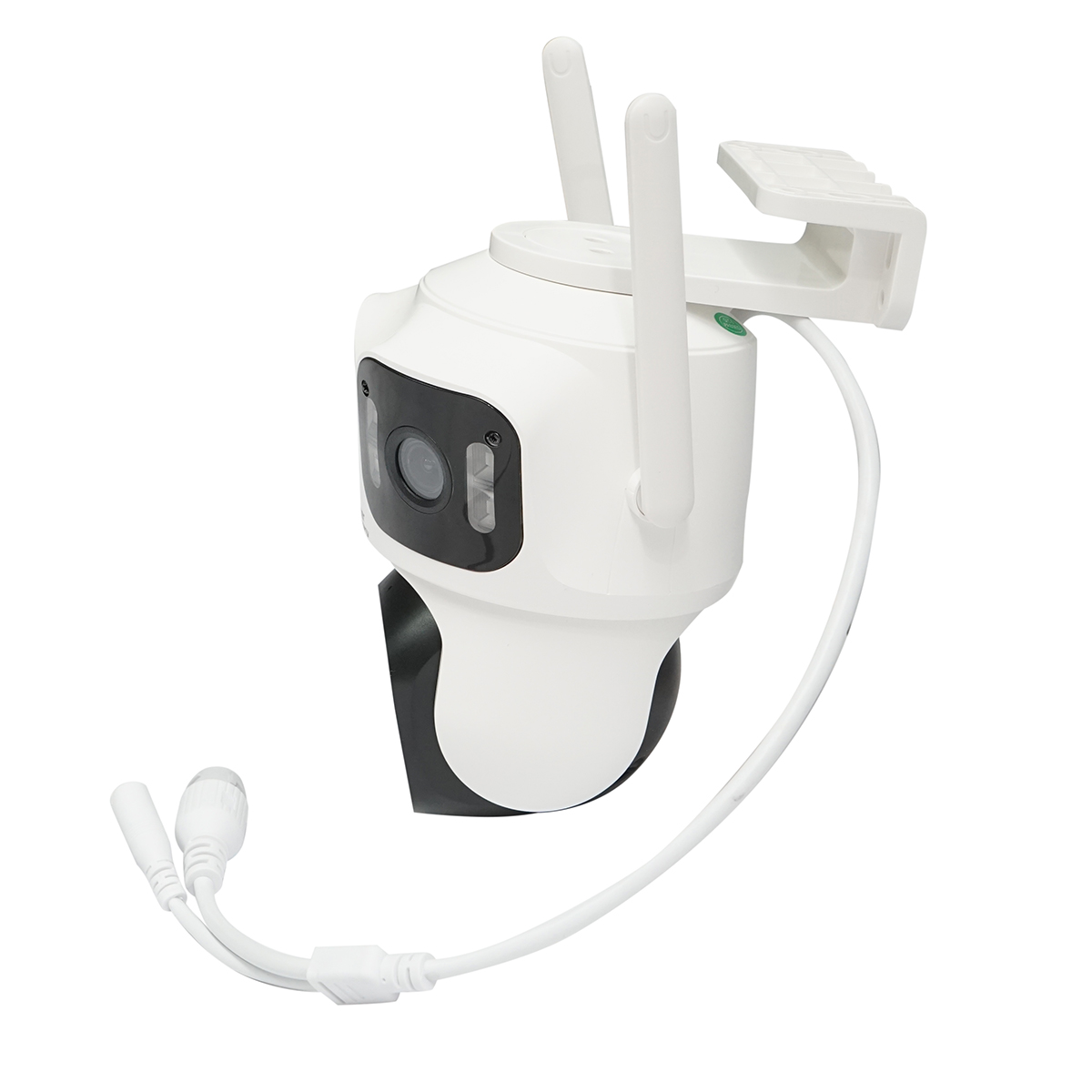 Camera de supraveghere 3 lentile, 3 obiective 8 MP, 2 CPU dual control, P2P WIFI 2.4G, PTZ cu senzor de miscare, alarma, night vision, AI detectie umana si aplicatie iCSee - imagine 3