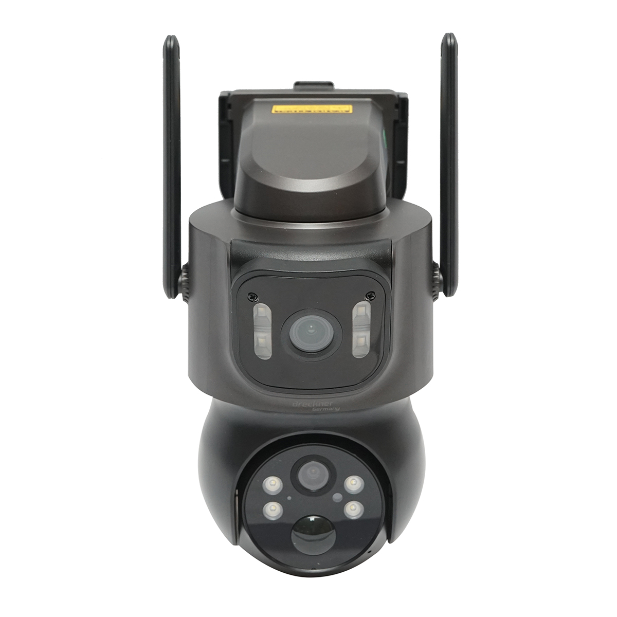 Camera supraveghere lentila duala 4 MP cu panou solar 7.6W, baterie 18650 incarcare rapida, WIFI 2.4 GHz, rotativa 360 grade PTZ cu senzor de miscare, detectie umana PIR, alarma, night vision si aplicatie iCSee - imagine 3