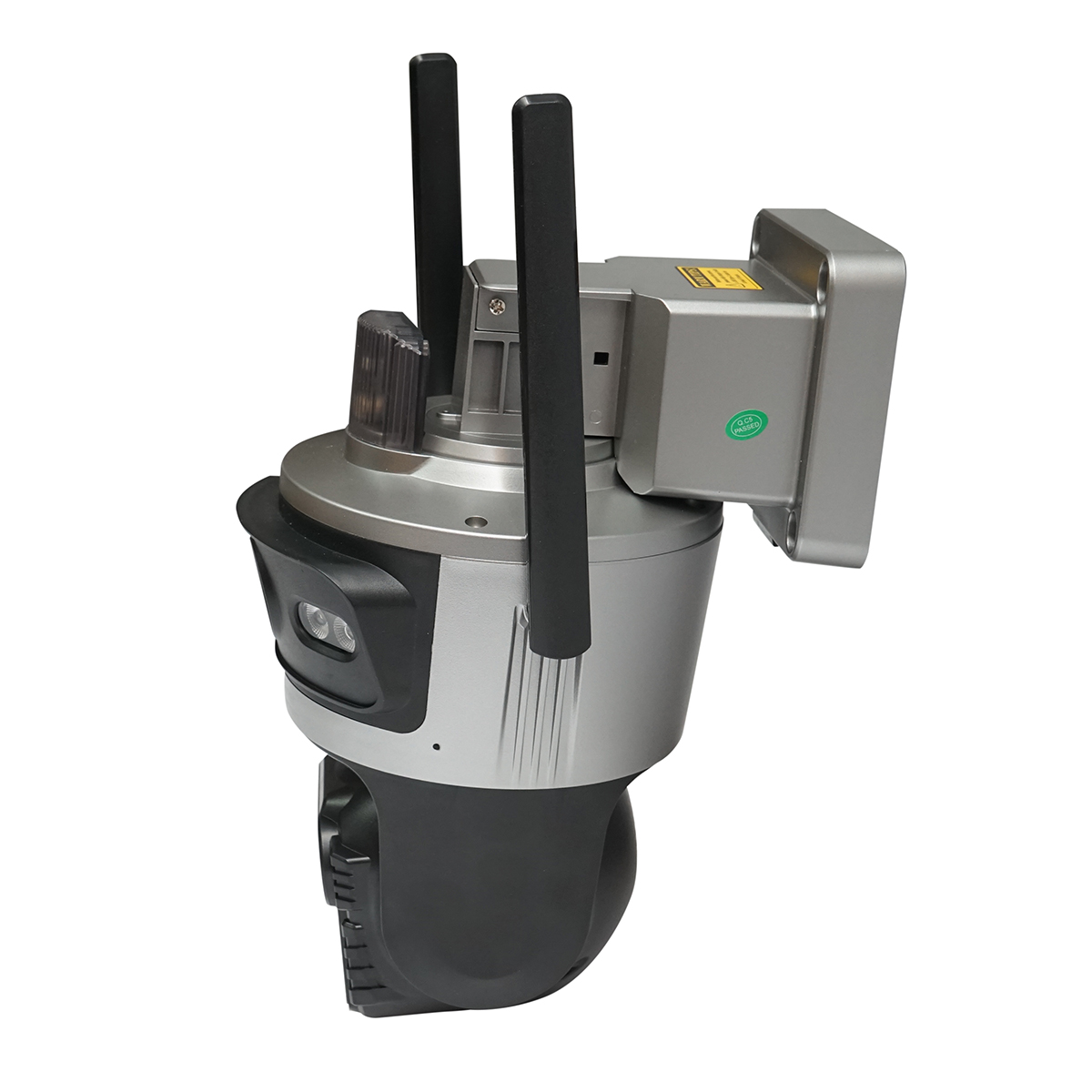 Camera supraveghere lentila duala 4 MP, cartela sim 4G, WIFI 2.4 GHz cu panou solar 7.6W, baterie 18650 incarcare rapida, rotativa 360 grade PTZ cu senzor de miscare, detectie umana PIR, alarma, night vision si aplicatie iCSee - imagine 4