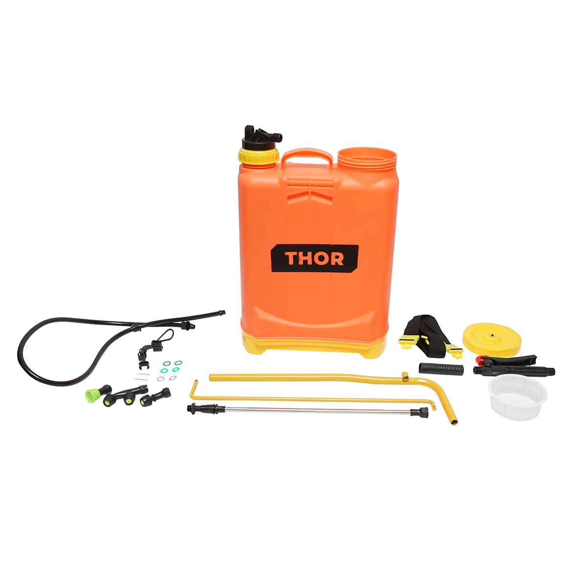 Pompa de stropit, vermorel manual cu rezervor 16L, 3 duze interschimbabile THOR - imagine 2