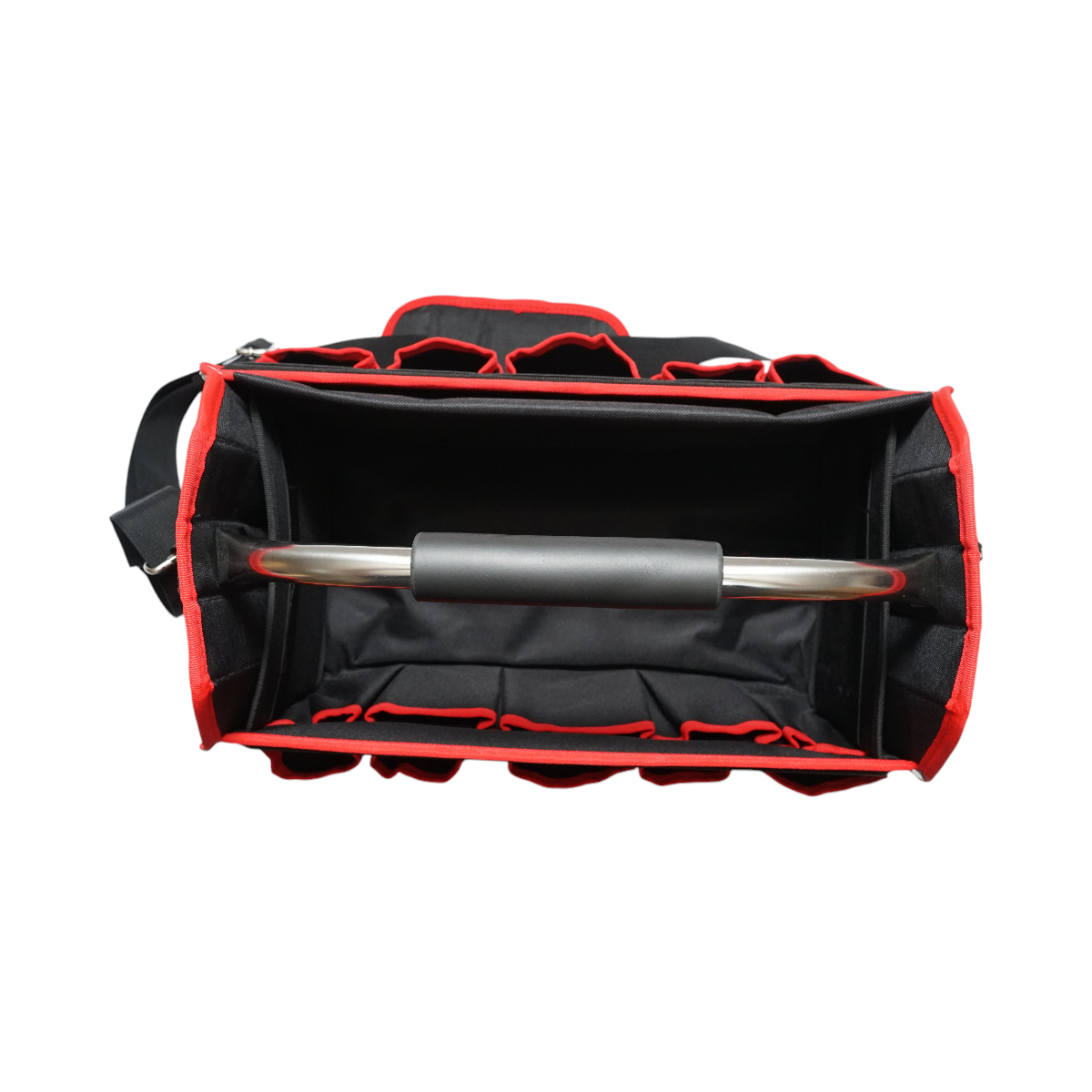 Geanta scule si unelte deschisa cu 15 buzunare, maner otel inoxidabil 420x210x290mm - imagine 4