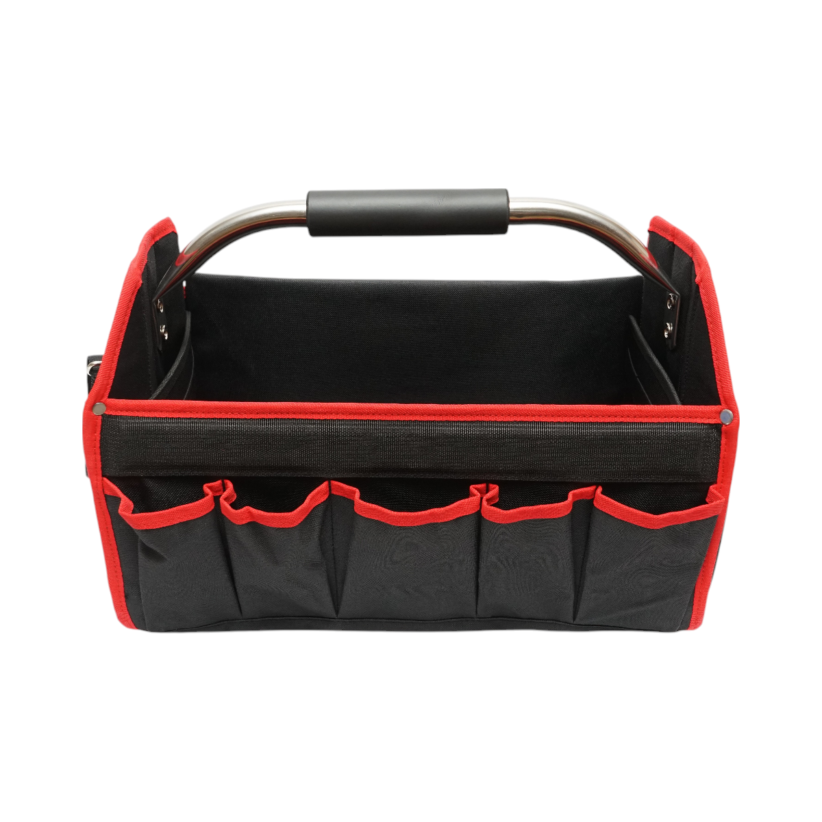 Geanta scule si unelte deschisa cu 15 buzunare, maner otel inoxidabil 420x210x290mm - imagine 2