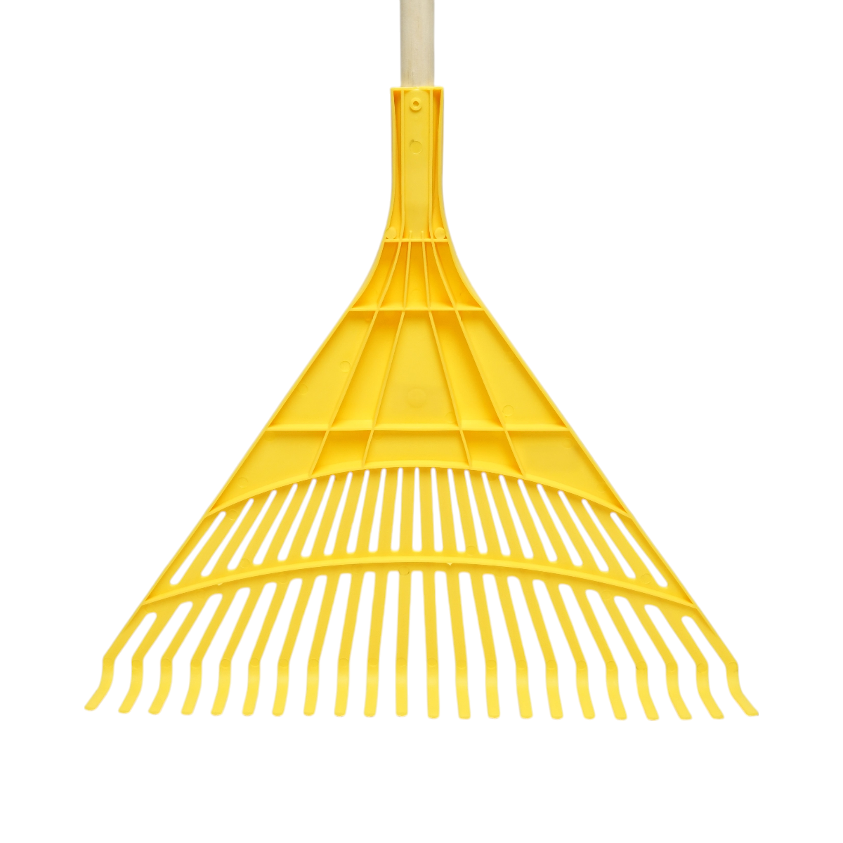 Grebla plastic pentru frunze, coada lemn 120cm, 22 de dinti Crownman - imagine 3