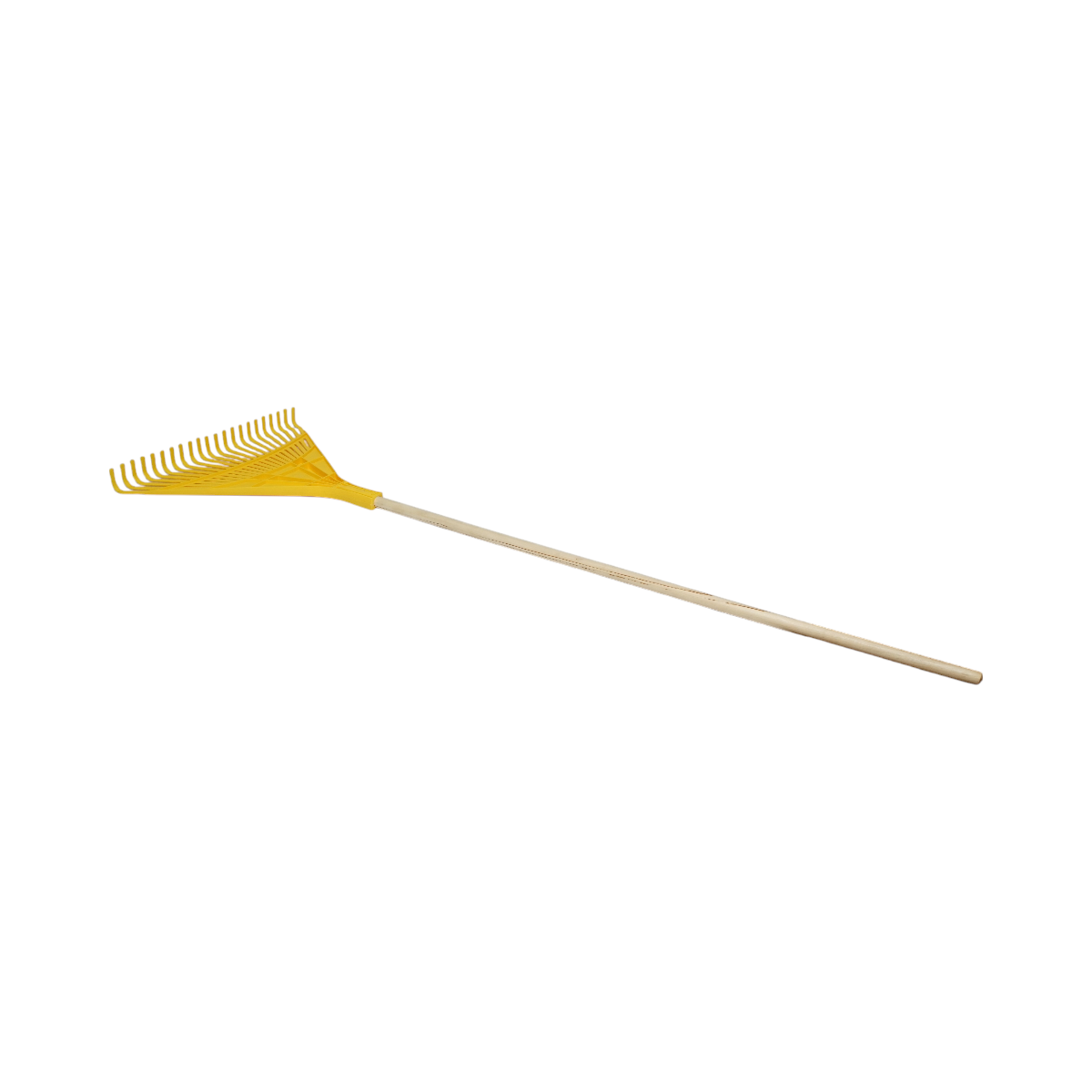 Grebla plastic pentru frunze, coada lemn 120cm, 22 de dinti Crownman - imagine 7