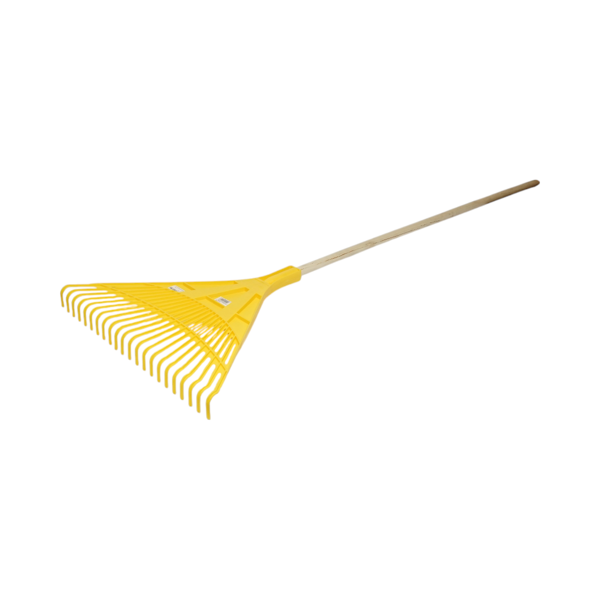 Grebla plastic pentru frunze, coada lemn 120cm, 22 de dinti Crownman - imagine 5