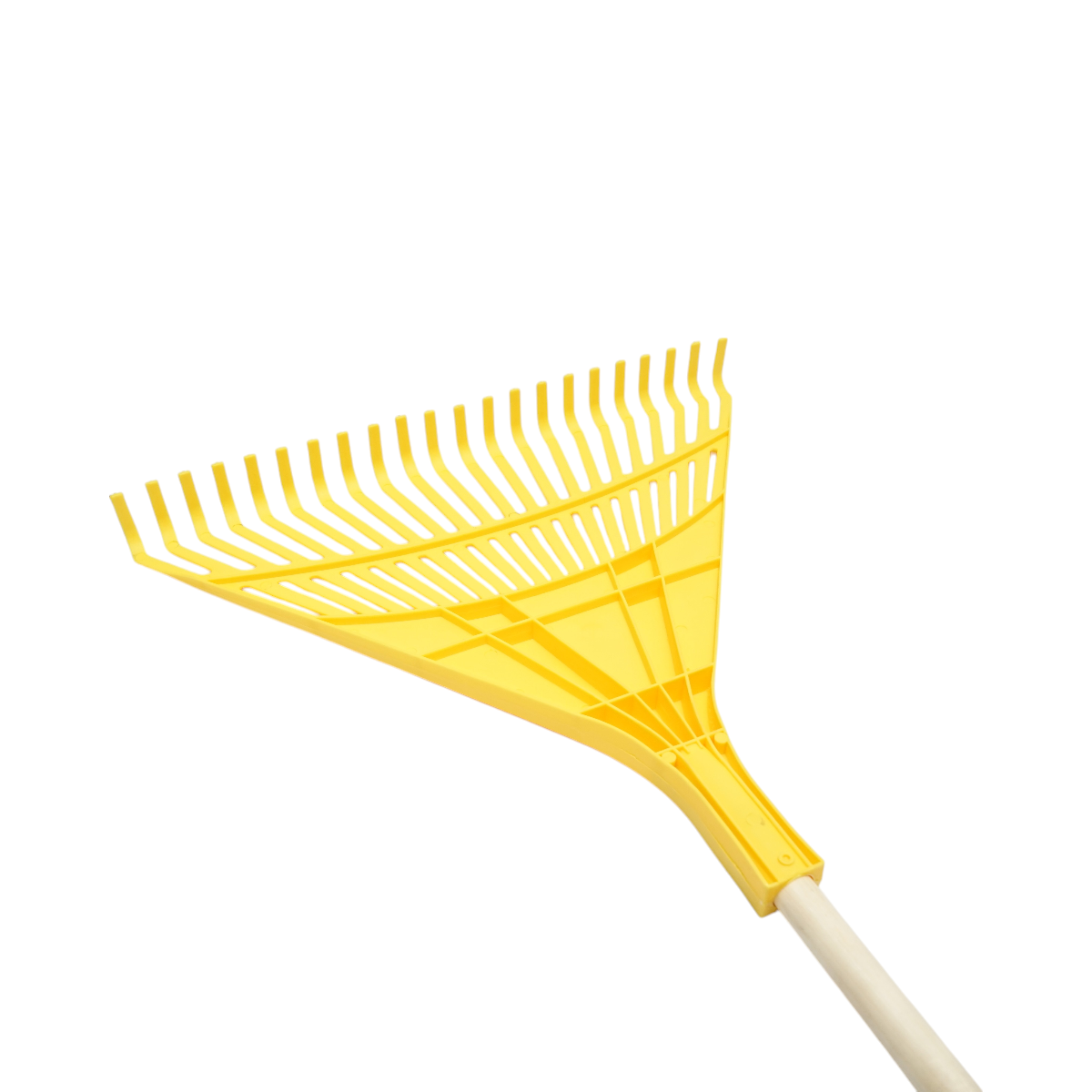 Grebla plastic pentru frunze, coada lemn 120cm, 22 de dinti Crownman - imagine 6