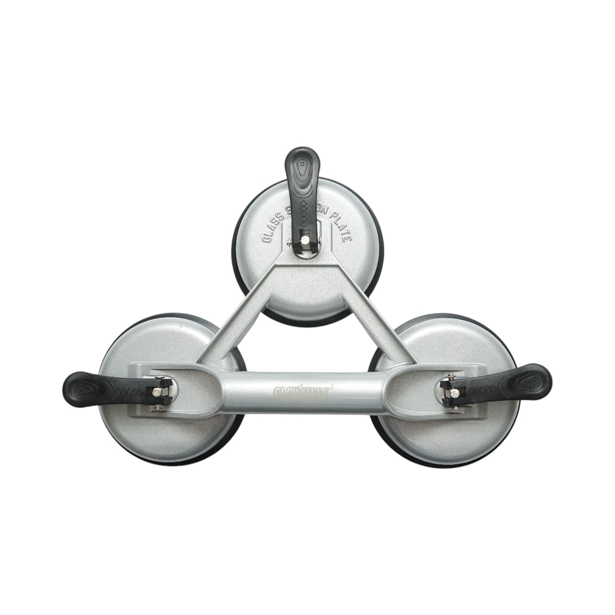 Dispozitiv de ridicat cu 3 ventuze din aluminiu 118mm, sarcina 120-150 Kg Crownman - imagine 3