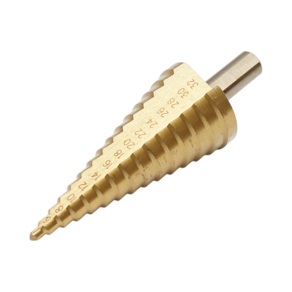 Burghiu conic in 15 trepte 4-32mm din otel 4241 HSS pentru metal, aluminiu, lemn, plastic, alama - imagine 2