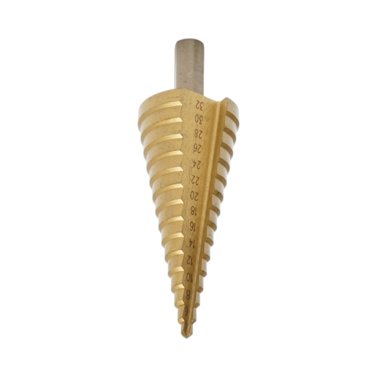 Burghiu conic in 15 trepte 4-32mm din otel 4241 HSS pentru metal, aluminiu, lemn, plastic, alama - imagine 3