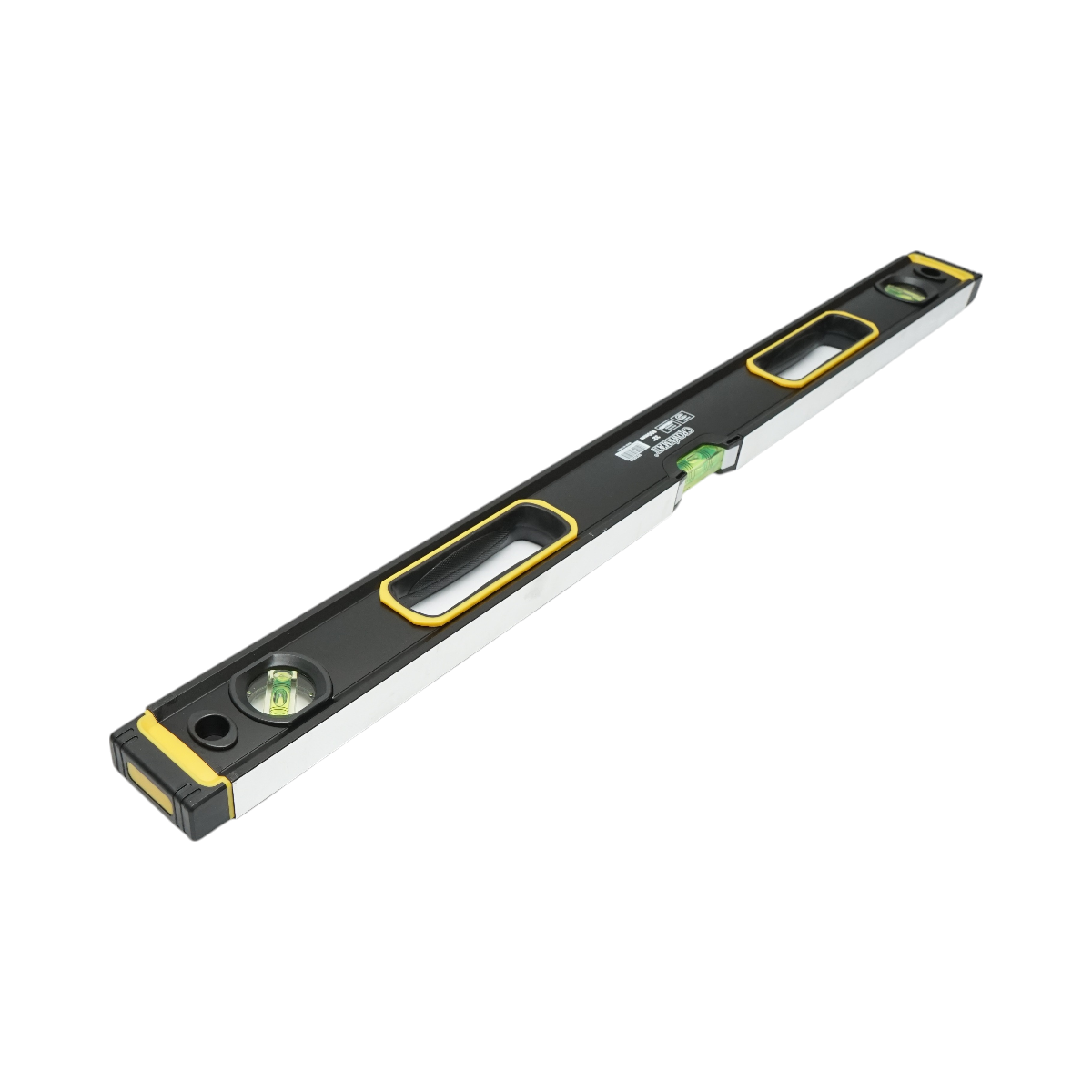 Nivela aluminiu magnetica 800mm, 3 bule de nivel, 2 manere Crownman - imagine 3