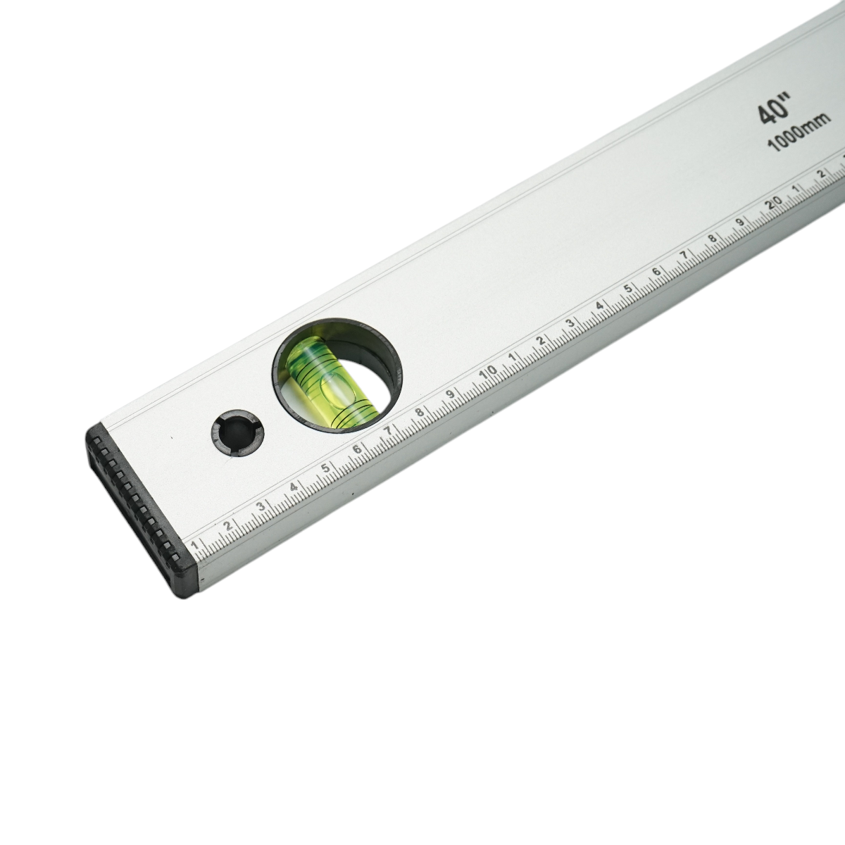 Nivela aluminiu magnetica 1000mm, 3 bule de nivel, rigla gradata 0-100cm Crownman - imagine 6