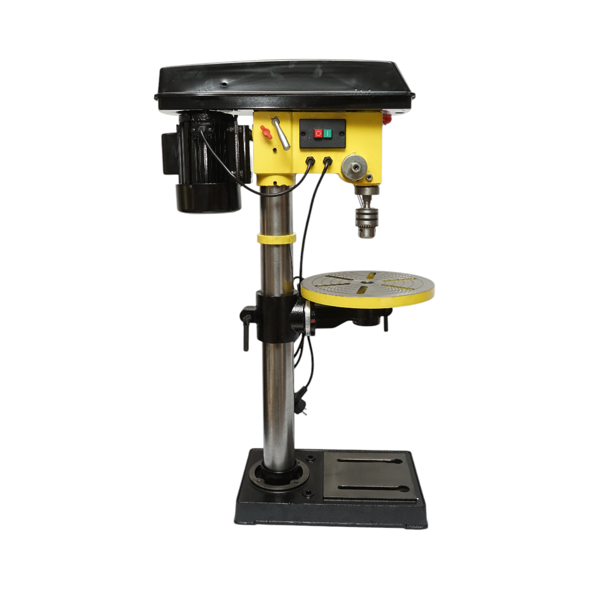 Masina de gaurit cu coloana 450W, 220V, 5 trepte, 16 viteze 180-2770 RPM, mandrina 16mm Crownman - imagine 2