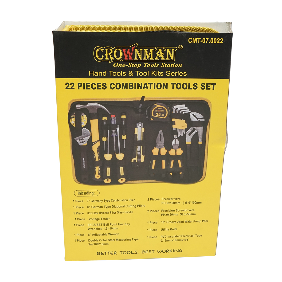 Set scule si unelte combinate 22 piese Crownman - imagine 4