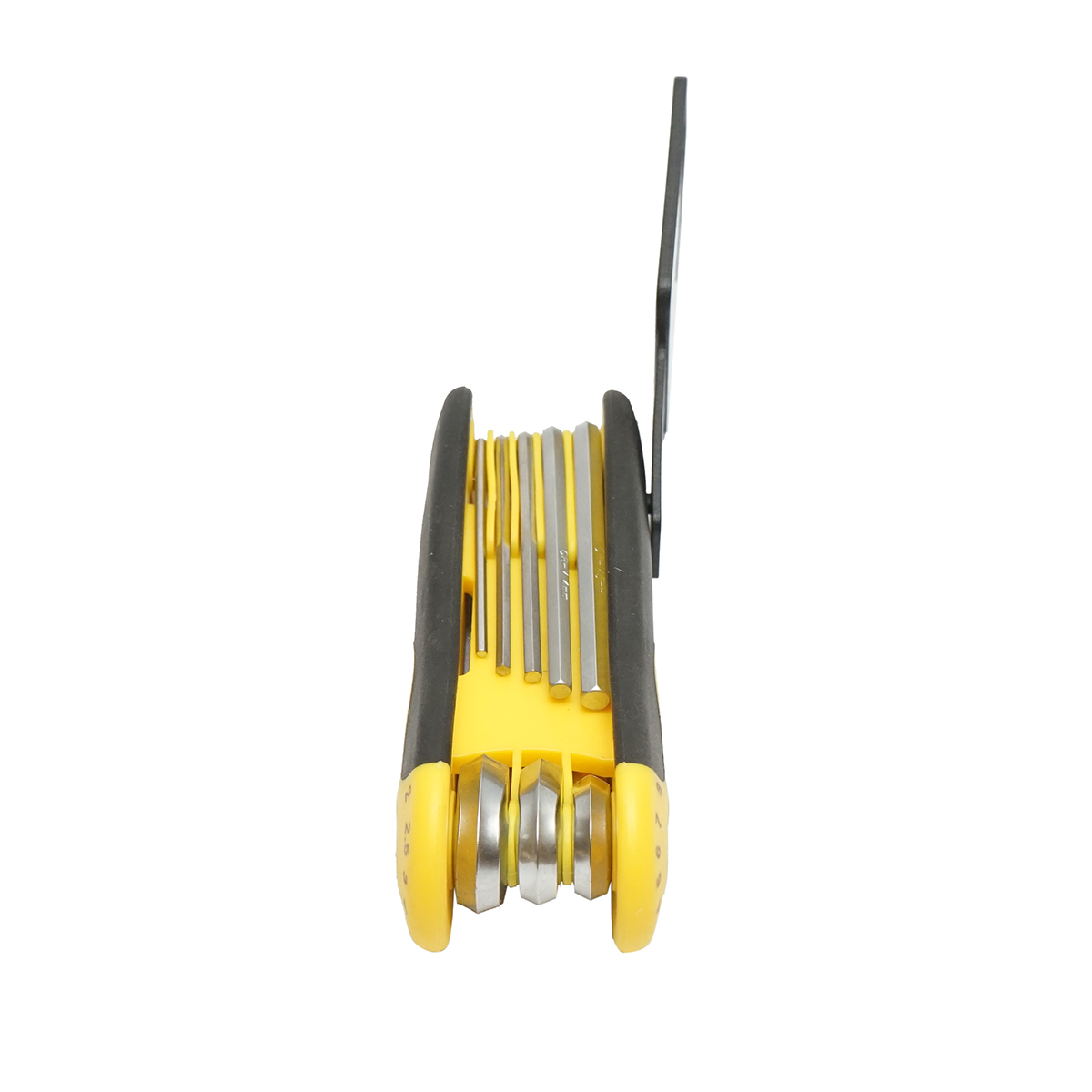 Set 8 chei imbus hexagonale pliabile cu maner tip briceag 2-8mm Cr-V Crownman - imagine 4
