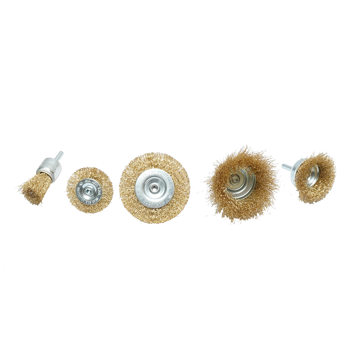 Set 5 perii sarma circulare 50-75mm, cupa 50-75mm, pensula 25mm pentru bormasina Crownman - imagine 2
