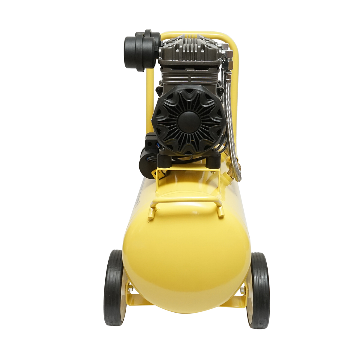 Compresor aer 30L fara ulei silentios, putere motor 1.5KW/2CP presiune maxima 8 bar, volum aer aspirat 130 L/min Crownman - imagine 4