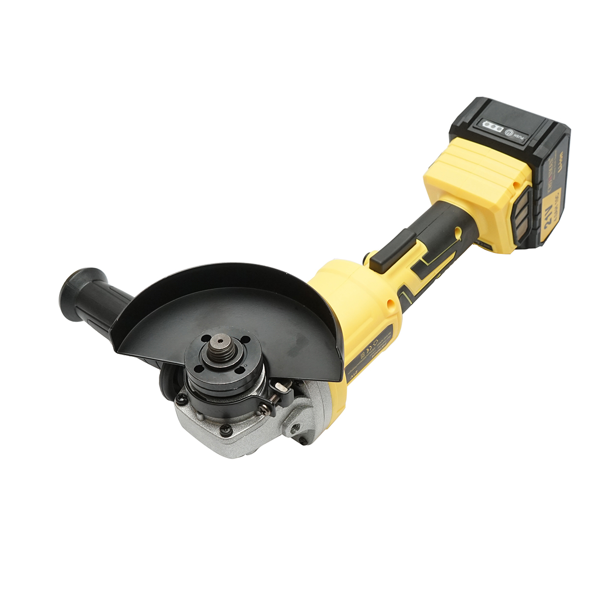 Polizor unghiular cu acumulator 21V, 4Ah Li-ion, disc 115mm, motor fara perii (brushless), 3 trepte de viteza Crownman - imagine 7