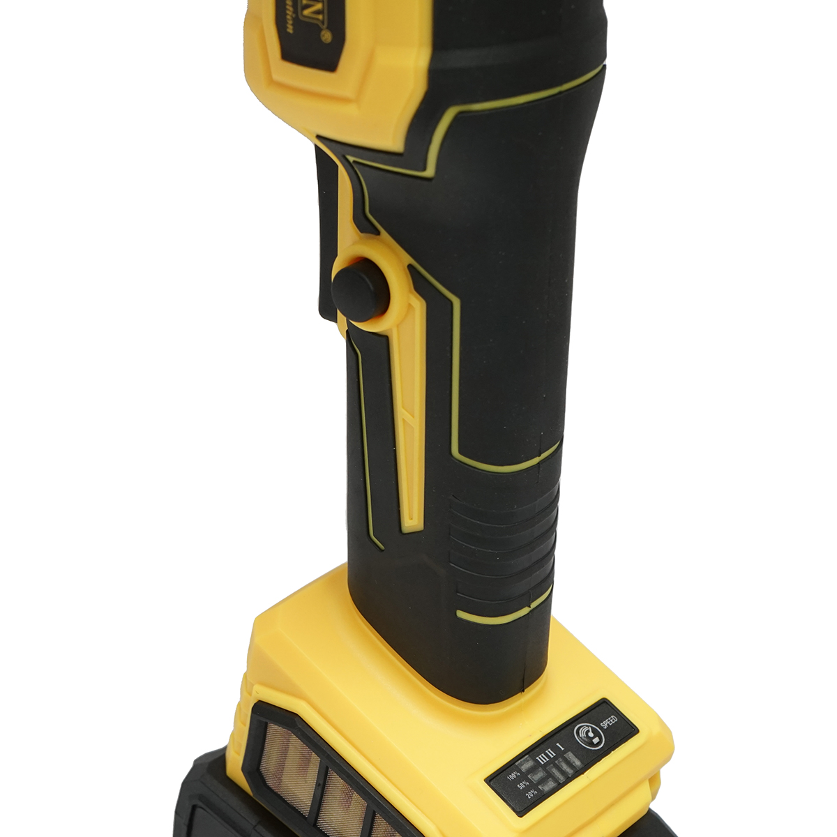 Polizor unghiular cu acumulator 21V, 4Ah Li-ion, disc 115mm, motor fara perii (brushless), 3 trepte de viteza Crownman - imagine 10