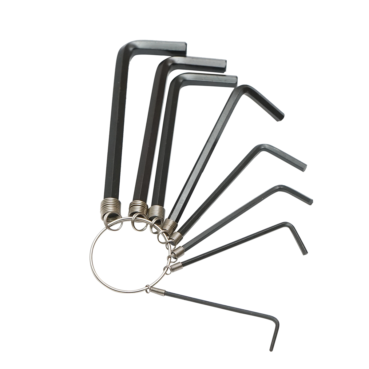 Set 8 chei imbus hexagonale 1.5-6mm, otel carbon HRC 48-52 Crownman - imagine 2