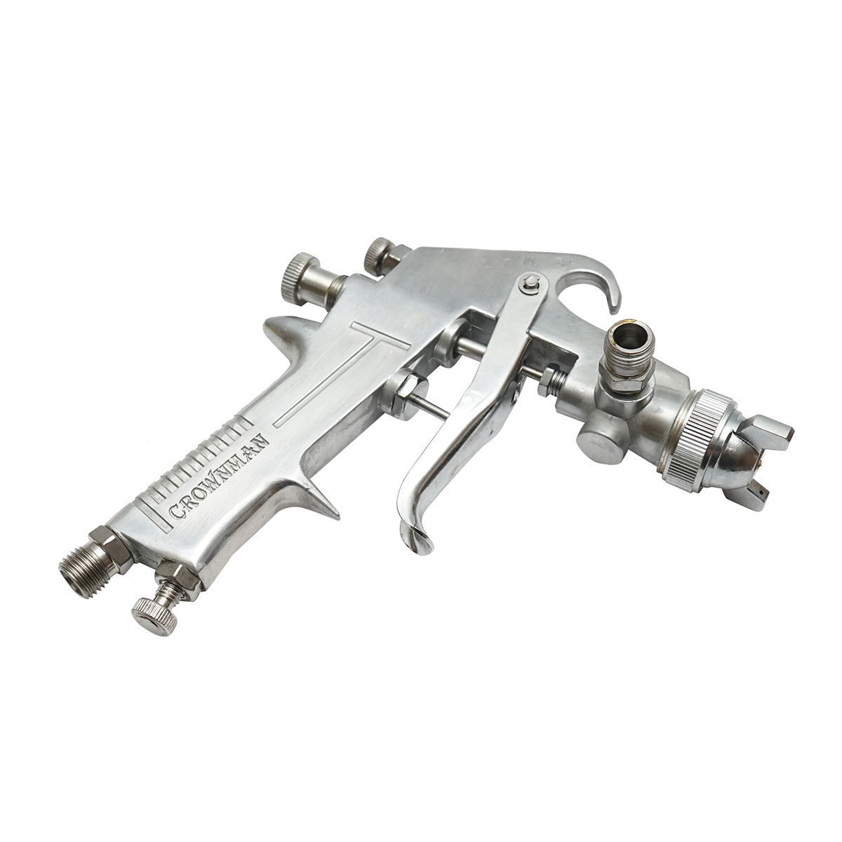 Pistol de vopsit cu aer comprimat 400ml, consum aer 3-8CFM, duza 1.5mm, presiune max. 3.5 bar Crownman - imagine 5
