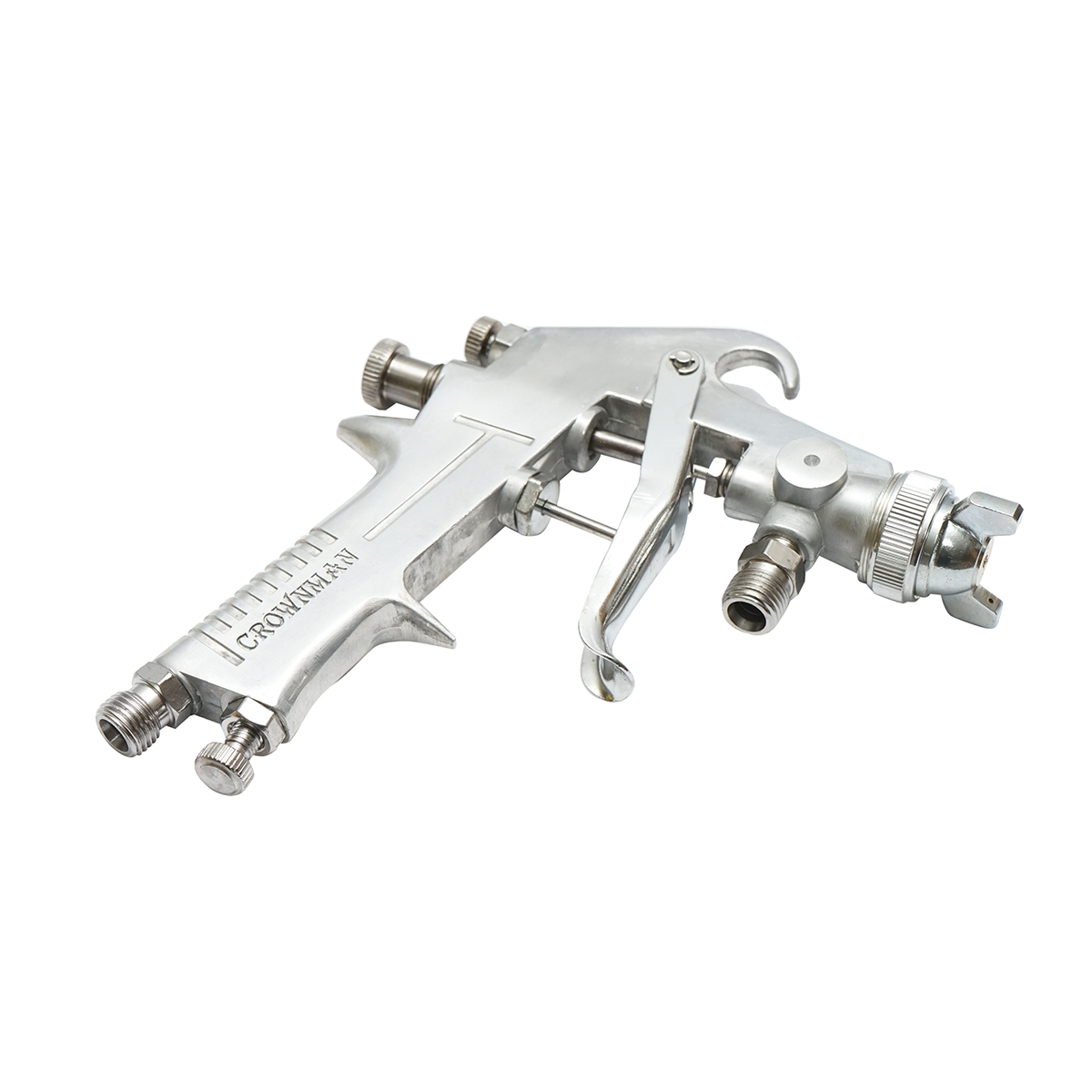 Pistol de vopsit cu aer comprimat 750ml, consum aer 3.5-8CFM, duza 1.5mm, presiune max. 5 bar Crownman - imagine 6