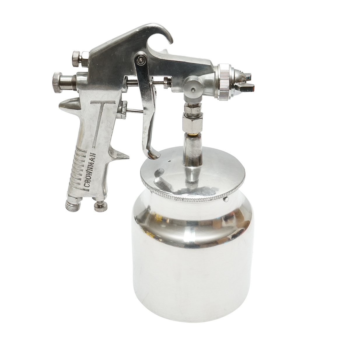 Pistol de vopsit cu aer comprimat 750ml, consum aer 3.5-8CFM, duza 1.5mm, presiune max. 5 bar Crownman - imagine 3