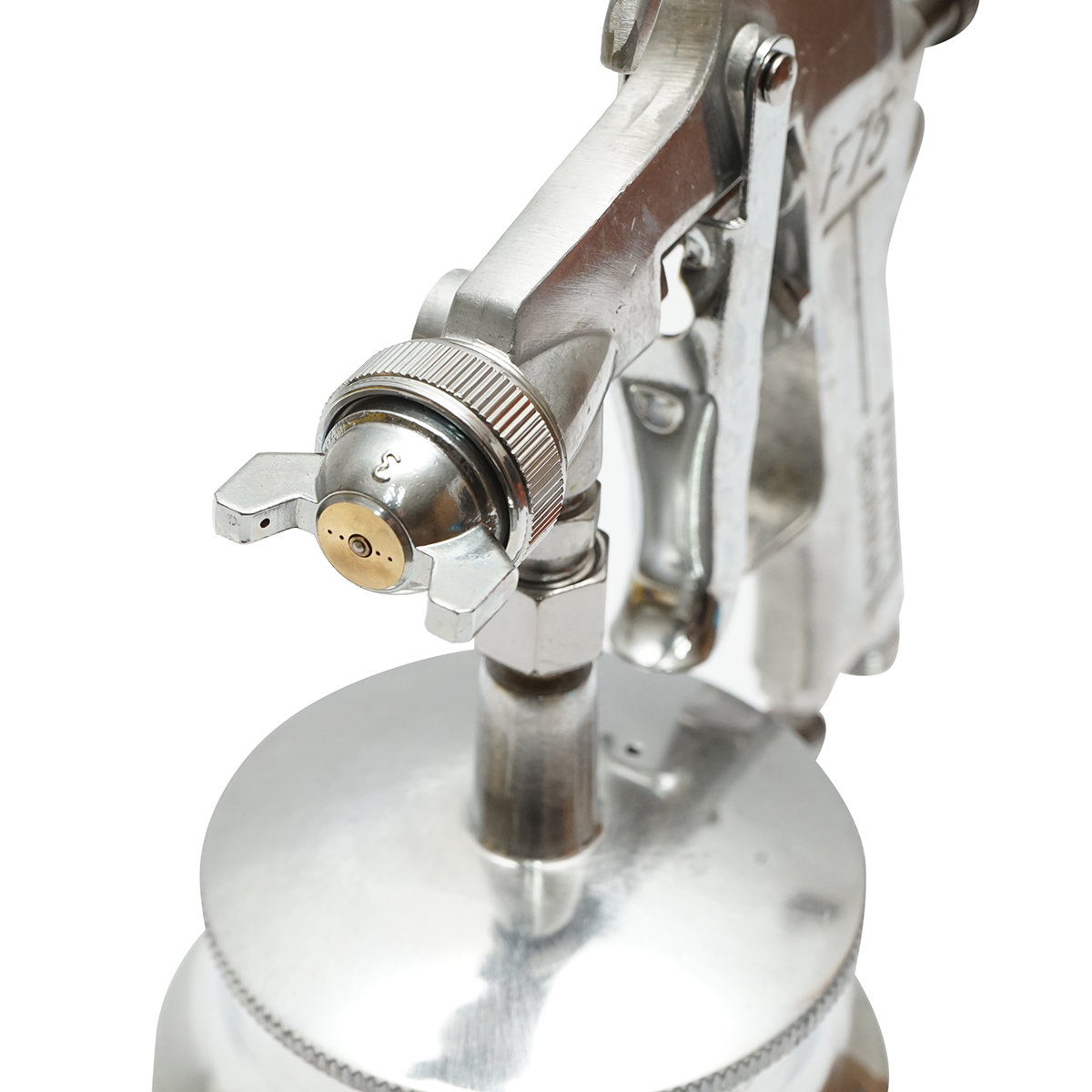 Pistol de vopsit cu aer comprimat 750ml, consum aer 3.5-8CFM, duza 1.5mm, presiune max. 5 bar Crownman - imagine 4