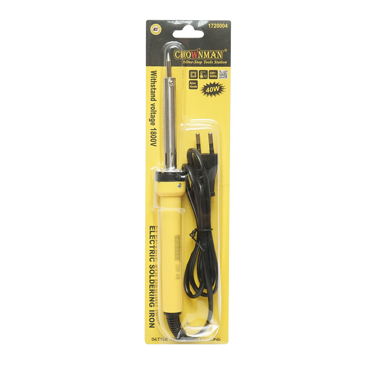 Aparat de lipit electric 40W, 220V cu varf ascutit tip Letcon Crownman - imagine 4