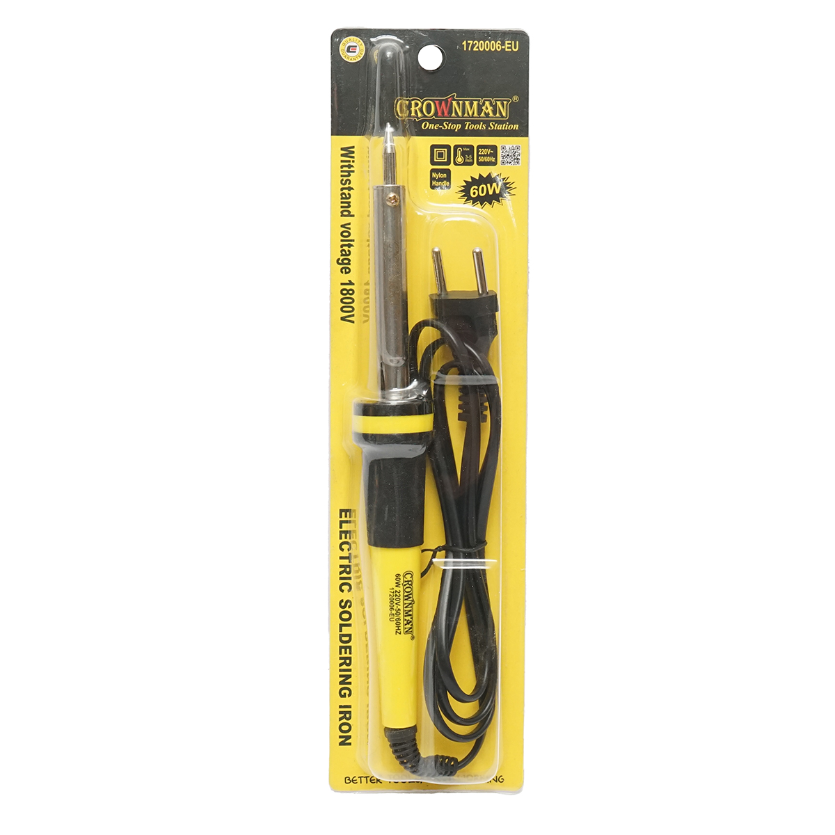 Aparat de lipit electric 60W, 220V cu varf ascutit tip Letcon Crownman - imagine 5