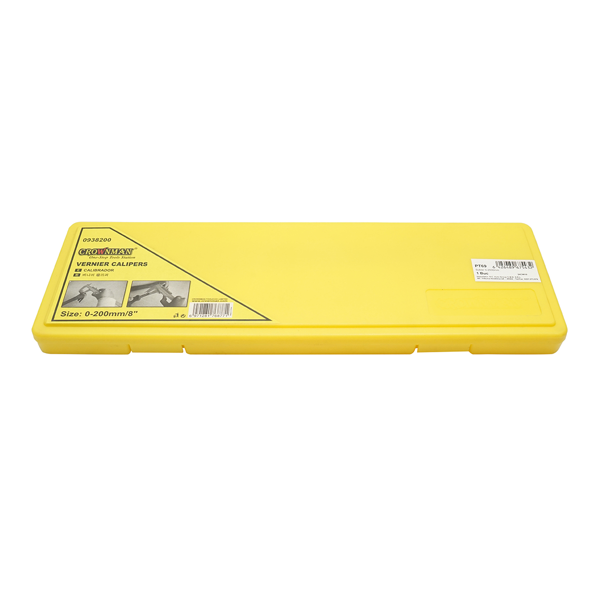 Subler mecanic profesional 200mm, scala gradata in mm/cm/inch Crownman - imagine 6