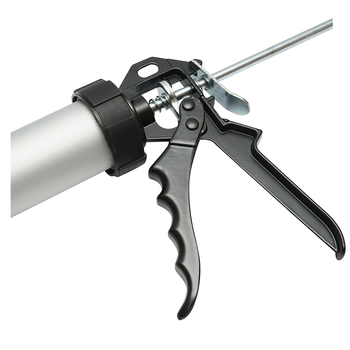 Pistol profesional aluminiu 380mm pentru silicon tip salam 600ml Crownman - imagine 6
