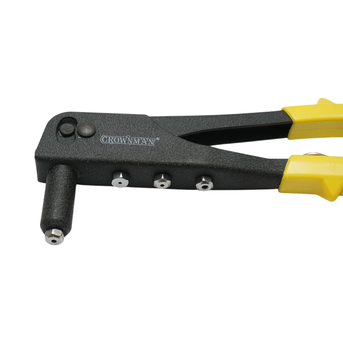 Cleste popnituri din otel 250mm, 4 capete interschimbabile 2.4, 3.2, 4.0, 4.8mm profesional Crownman - imagine 3