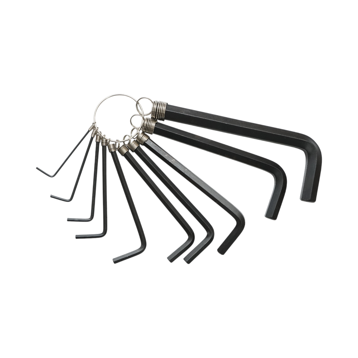 Set 10 chei imbus hexagonale 1.5-10mm, otel carbon HRC 48-52 Crownman