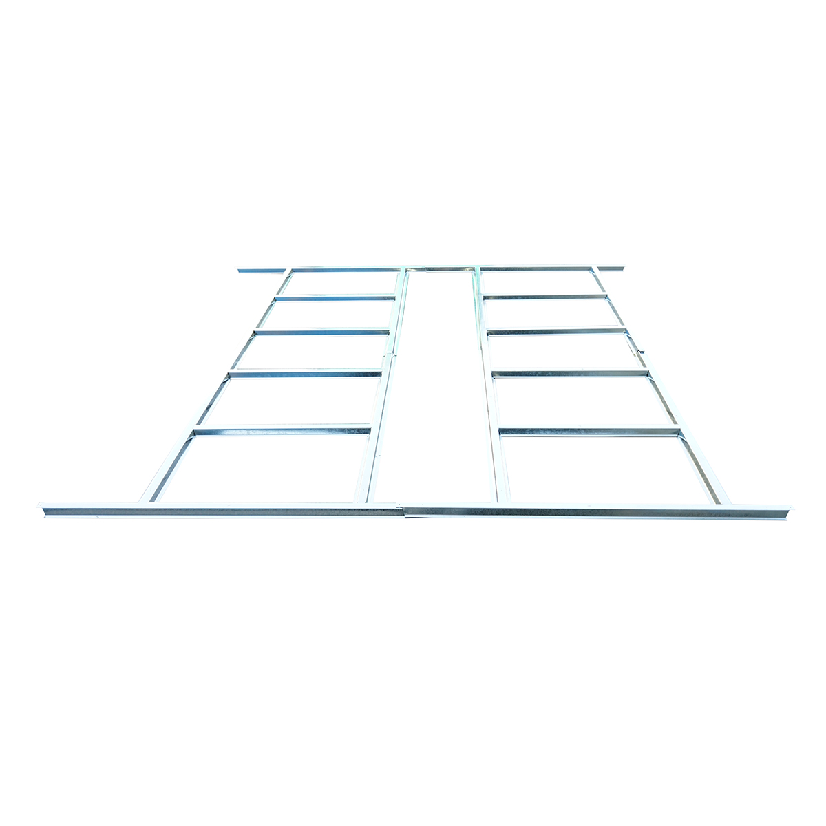Fundatie metalica cadru otel zincat 0.6mm pentru magazie de gradina 259x257x212cm - imagine 2