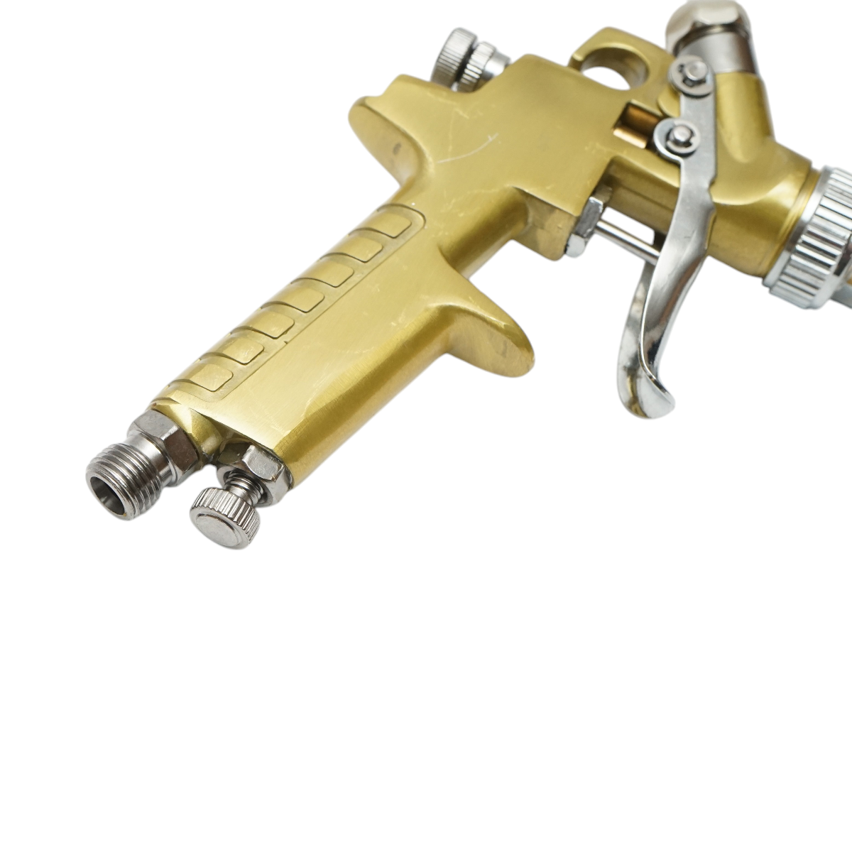 Pistol de vopsit cu aer comprimat 100ml, debit 70-110ml/min, duza 0.8mm, presiune max. 3.5 bar Crownman - imagine 4