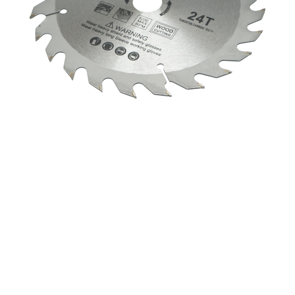 Disc circular vidia pentru lemn 185x22.23mm, 24 dinti, turatie maxima 8200rpm Crownman - imagine 3