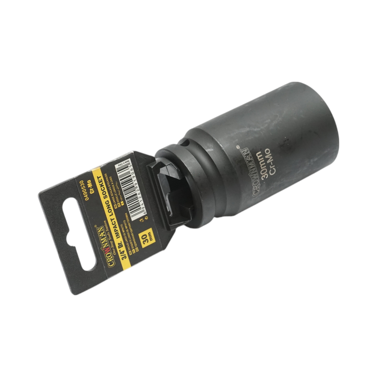 Cheie tubulara de impact lunga 30mm, patrat 3/4 inch Cr-Mo Crownman - imagine 3