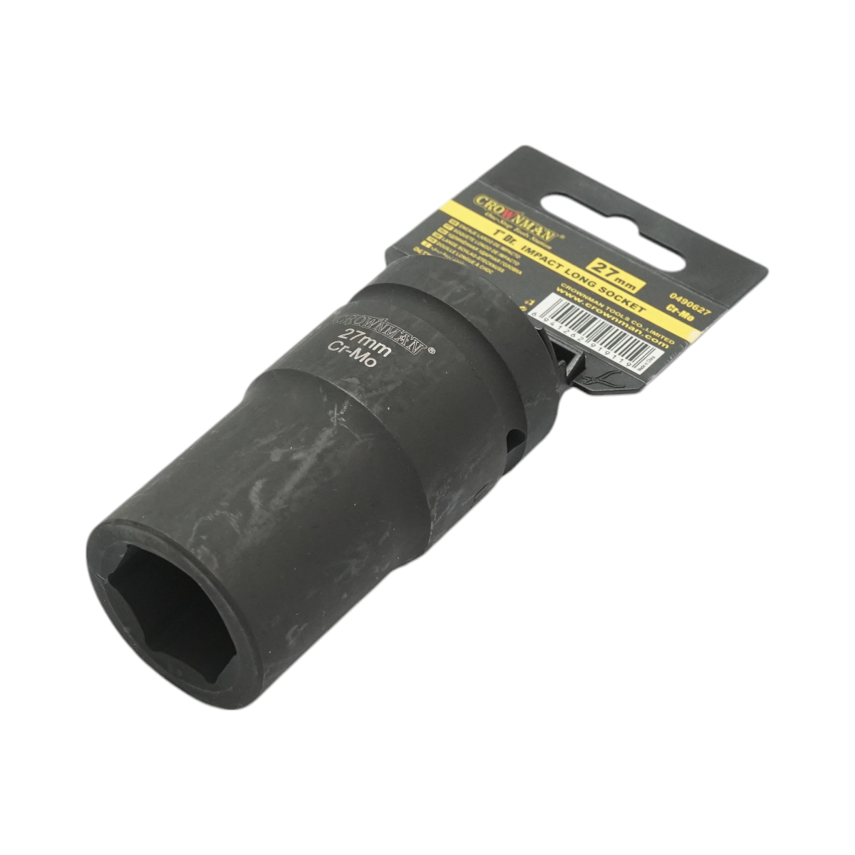 Cheie tubulara de impact lunga 27mm, patrat 1 inch Cr-Mo Crownman - imagine 2