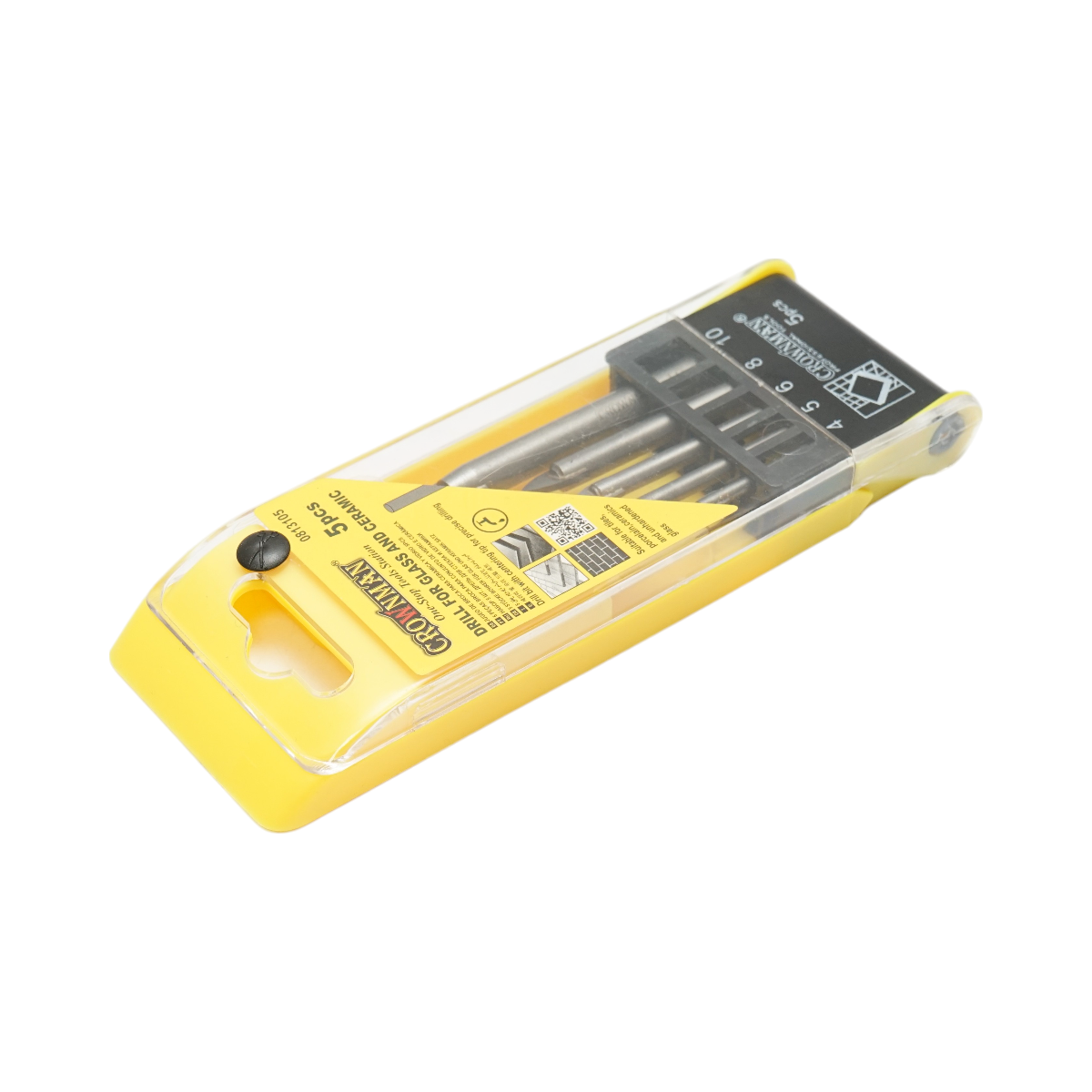 Set 5 burghie 4-10mm pentru sticla si ceramica Crownman - imagine 3