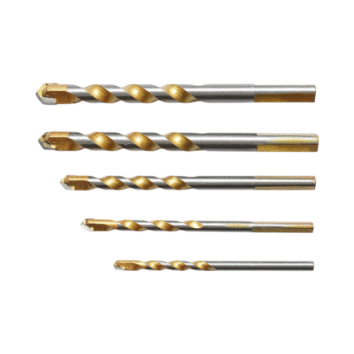 Set 5 burghie multifunctionale 5-12mm pentru metal, aluminiu, lemn, PVC, gresie Crownman - imagine 4