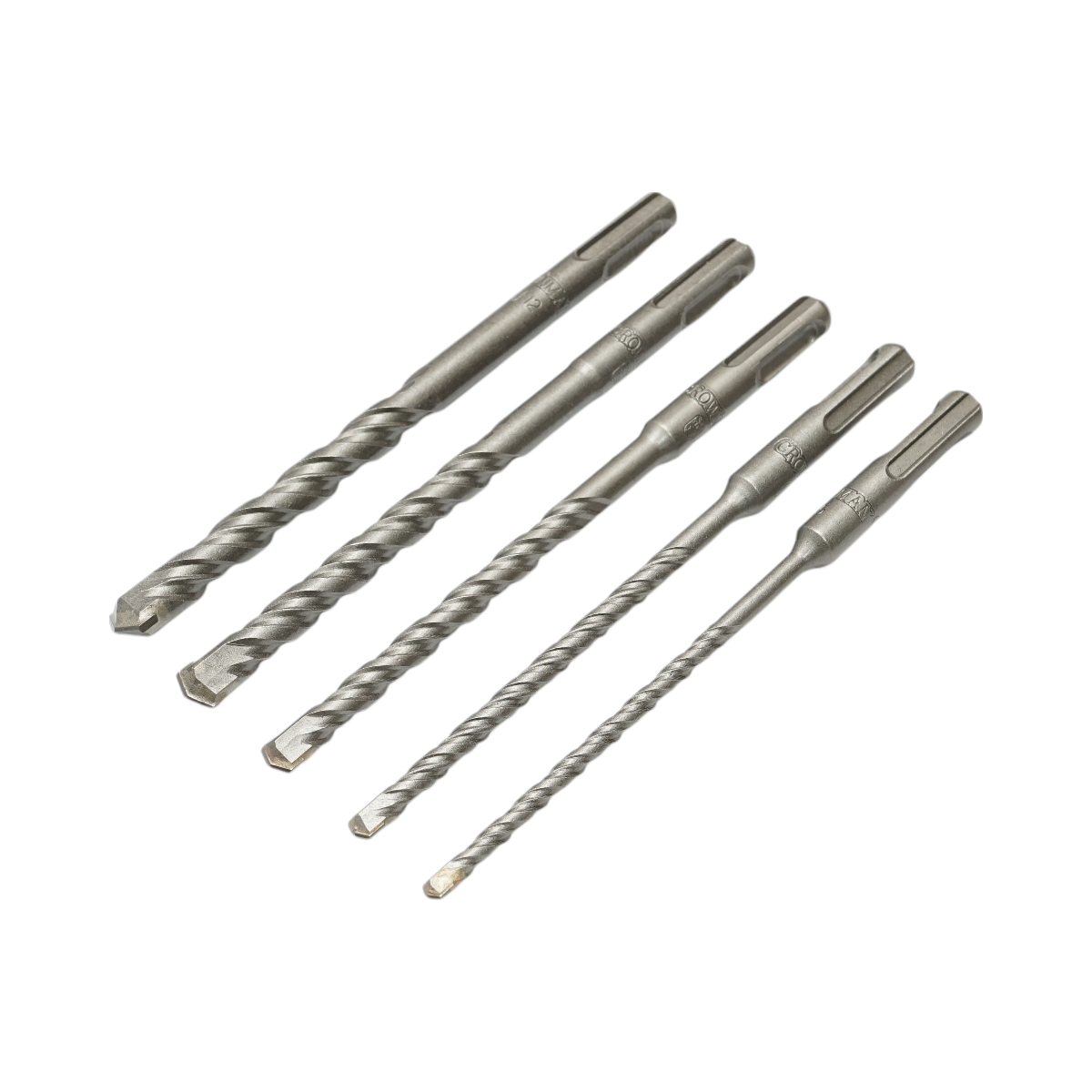 Set 5 burghie 5-12mm cu prindere SDS pentru beton, zidarie, caramida Crownman - imagine 3