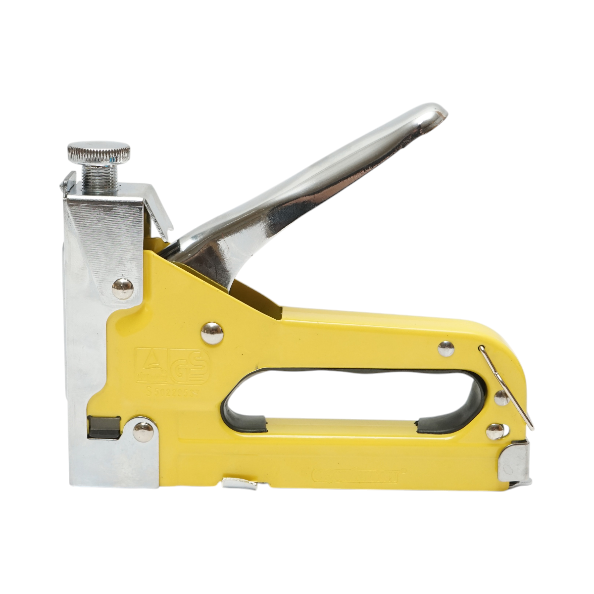 Capsator manual tapiterie reglabil 3 in 1, capse C 4-14mm, capse U 10-12mm, capse T 10-14mm, set 300 capse incluse Crownman - imagine 2