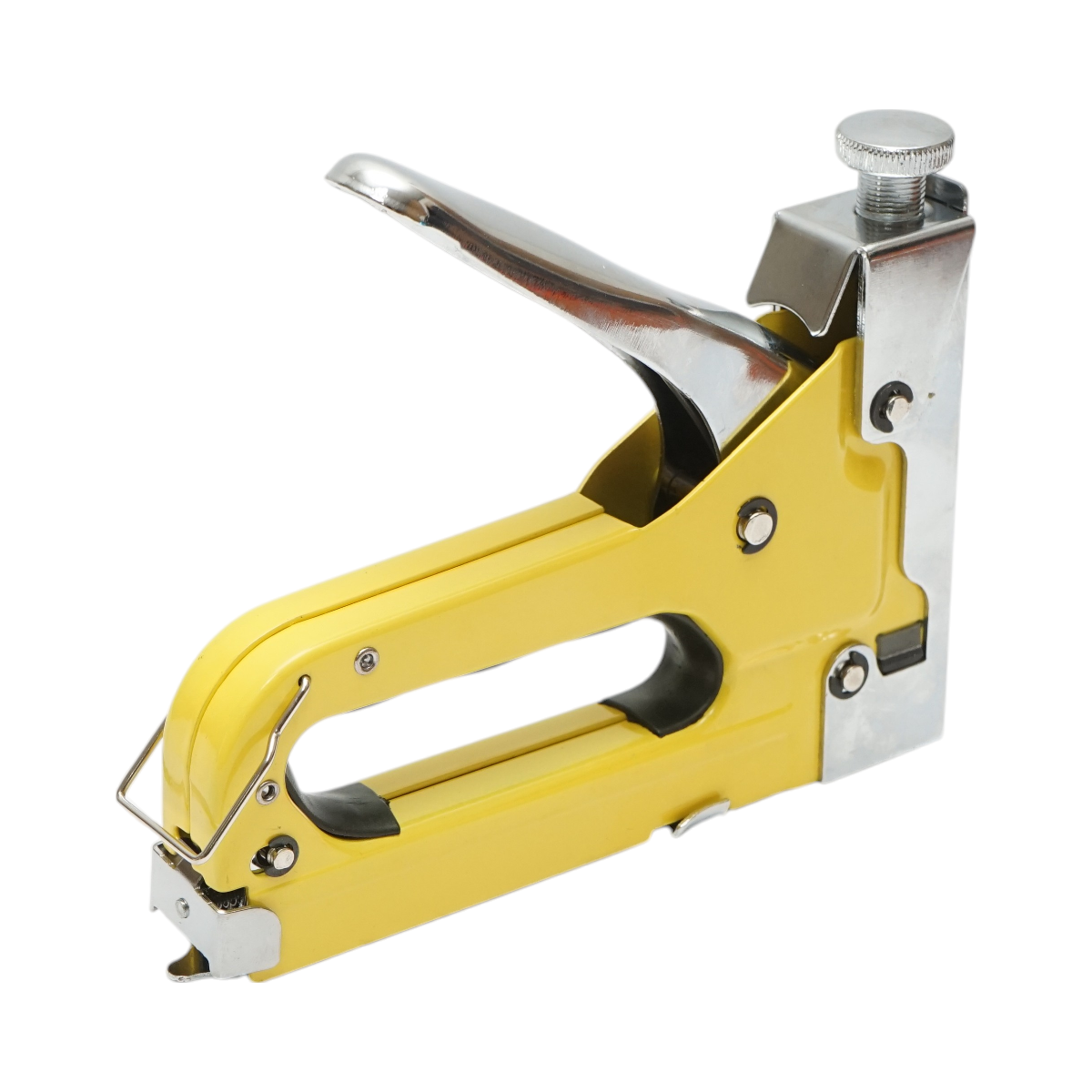 Capsator manual tapiterie reglabil 3 in 1, capse C 4-14mm, capse U 10-12mm, capse T 10-14mm, set 300 capse incluse Crownman - imagine 3