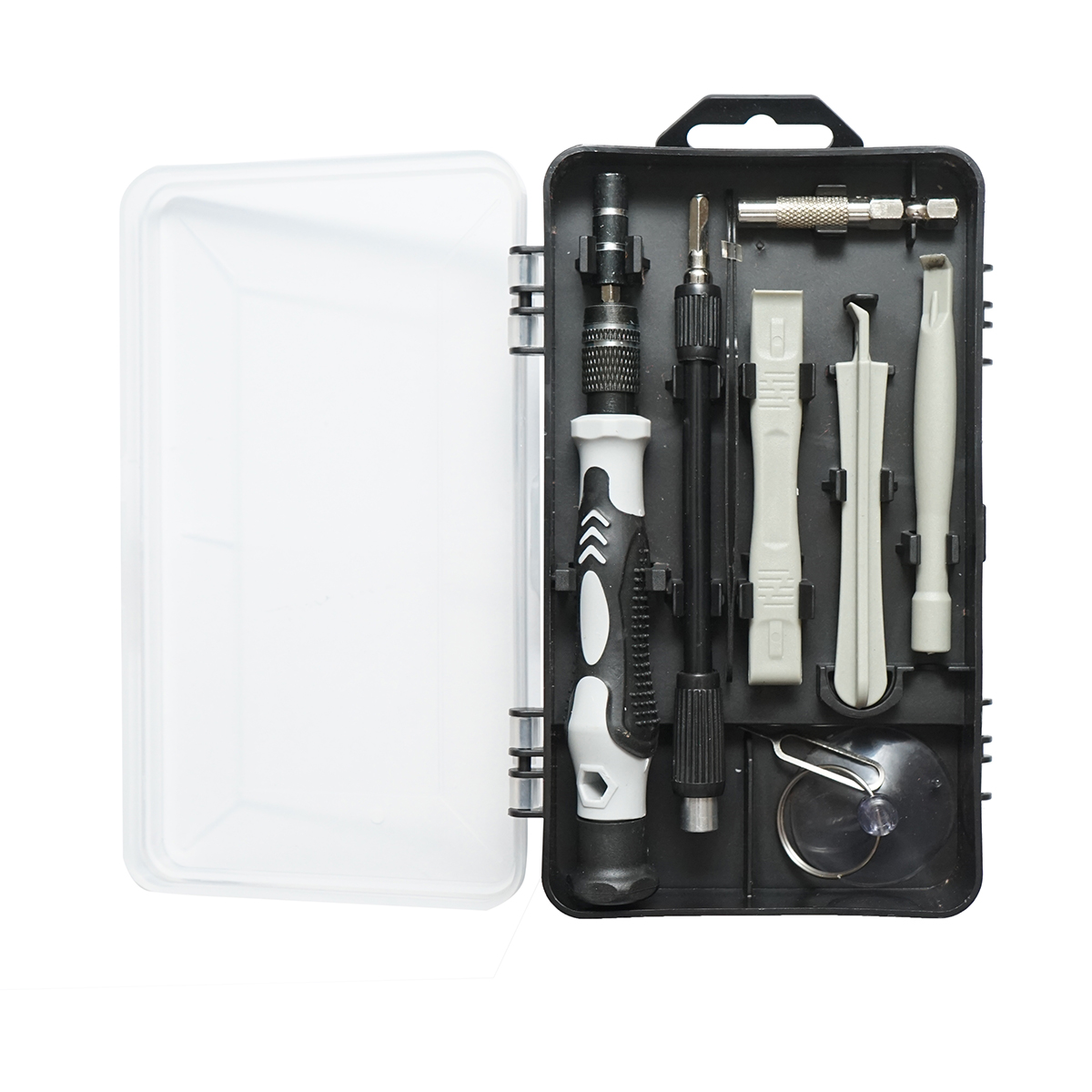 Trusa surubelnite de precizie biti, torx, cruce, hexagonal pentru electronice 115 piese - imagine 2