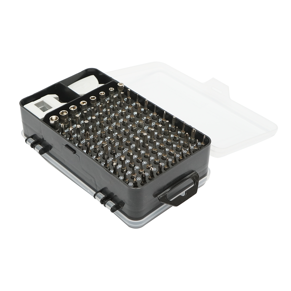 Trusa surubelnite de precizie biti, torx, cruce, hexagonal pentru electronice 115 piese - imagine 5