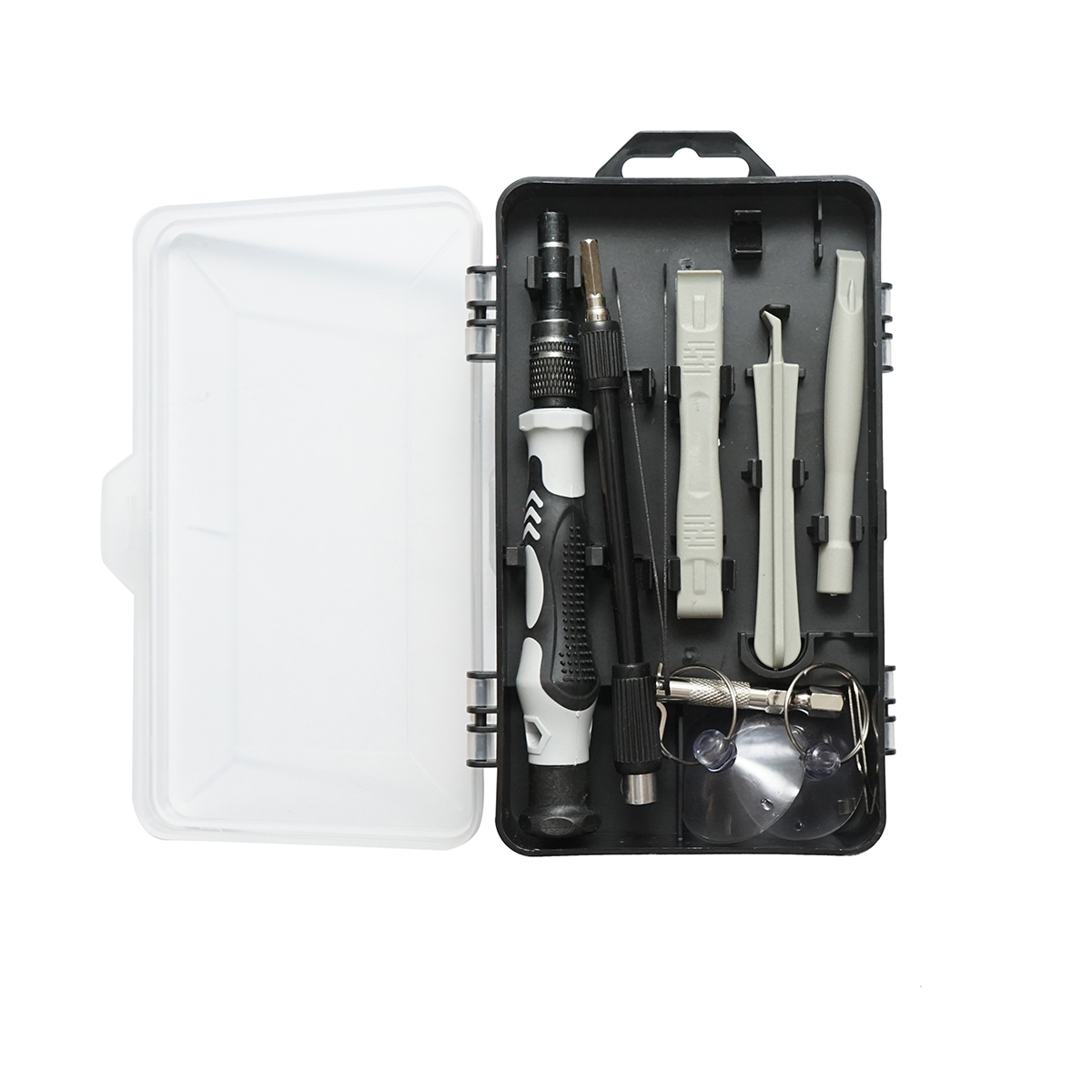 Trusa surubelnite de precizie biti, torx, cruce, hexagonal pentru electronice 120 piese - imagine 3