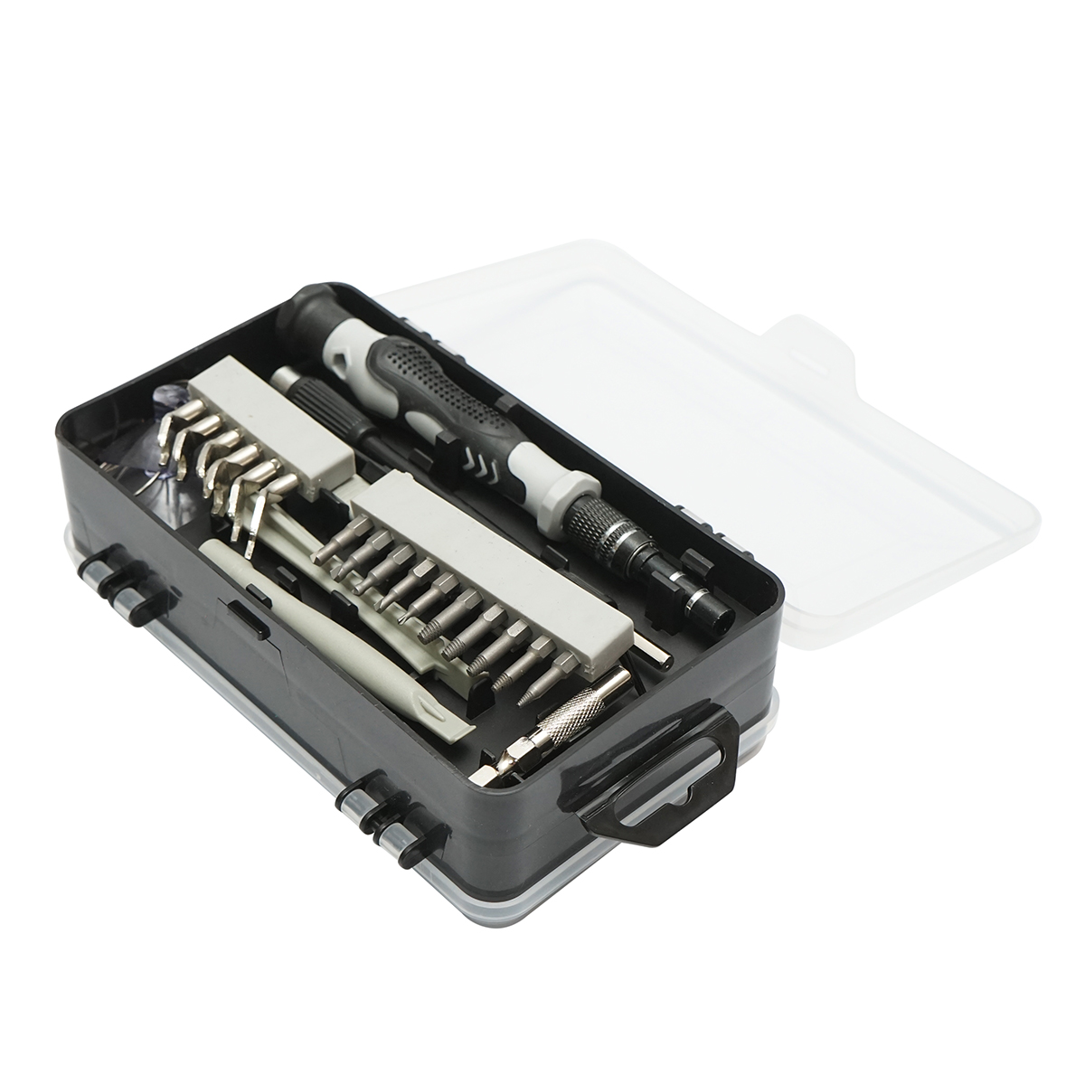 Trusa surubelnite de precizie biti, torx, cruce, hexagonal pentru electronice 139 piese - imagine 4