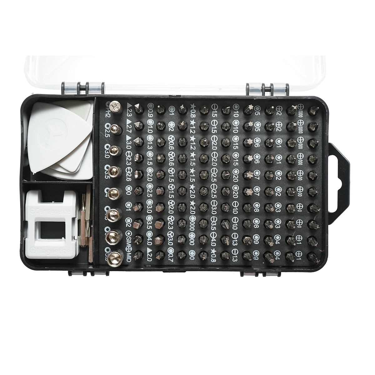 Trusa surubelnite de precizie biti, torx, cruce, hexagonal pentru electronice 139 piese - imagine 2